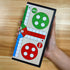Set, (7.64 7.64 inches) KIDAMI Mini Magnetic Ludo Travel Board Game Folding Design and Light-Weight, Gift for Kids