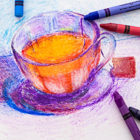 64 BAZIC Ct. Premium Quality Color Crayon