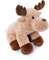 Adorable 13" Caribou Furry Reindeer Elk Moose Plush Toy for Kids, Super Soft Brown