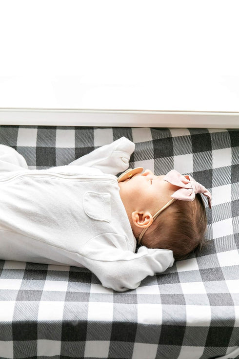 Copper Pearl Premium Knit Changing Pad Cover - Soft, Stylish, Universal Fit for Standard Diaper Changing Pads