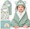 Yoofoss Hooded Baby Towels for Newborn 100% Organic Cotton Baby Bath Towel