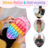 Woplagyreat Bubble Fidget Sensory Toys,Cute Push Silicone Squeeze Toy for Autism Anxiety Stress Relief Small Strawberry