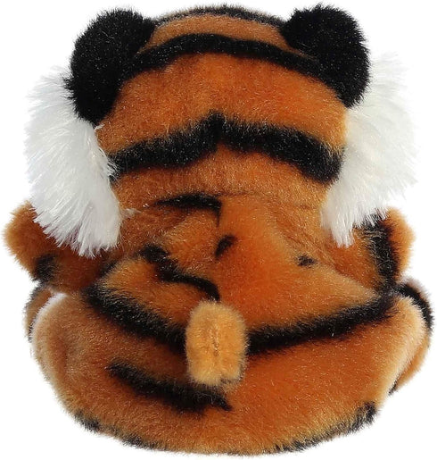 5 Inches Aurora Adorable Palm Pals Indy Tiger Stuffed Animal - Pocket-Sized Play - Collectable Fun - Orange