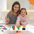 SpriteGru Math Linking Cubes Set of 100 - Manipulative Connecting & Counting Snap Blocks for Early Math & Construction