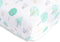 SwaddleDesigns Softest Cotton Muslin Fitted Crib Sheet for Baby Boy & Girl, Green Woodland