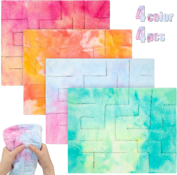CHENGU 4 Pcs Marble Maze Mat Sensory Fidget Stress Relief Toys Calming Sensory