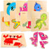 8pcs Wooden Puzzles for Toddlers 1-3, Montessori Sea Animal Puzzle for Kids Ages 2-4, Educational Toys