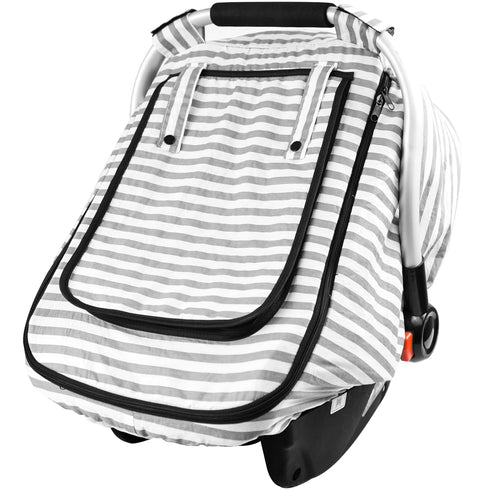 Vaxaape Print,Summer Car Seat Covers for Babies,Baby Car Seat Cover for Boys Girls,Windproof Infant Carseat