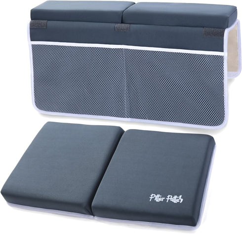 Pitter Patte Elbow Set Baby Bath Kneeler and Rest Pad Made of Neoprene & Foam - Non Slip Cushioned Bath Kneeling Pad