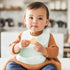 green sprouts Unisex Baby Scoop Silicone Bib in Light Spice