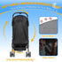 95% 50+), Orzbow Stroller Sun Shade, Breathable Sun Shade Cover for Stroller with Mosquito Net & Zip, Universal Baby