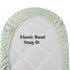 Fadacudan Set 2 Pack Dot Changing Pad Cover Stretch Ultra Soft for Baby Girls and Boys Light Green&Cream