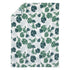 Simply Baby Palm Leaf Green and White Tropical Super Soft Baby Blanket by NoJo