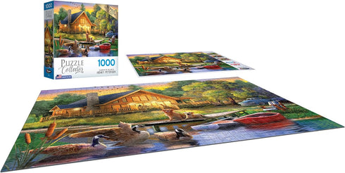 RoseArt - Puzzle Collector Guardians of The Lake - 1000 Piece Jigsaw Puzzle for Adults