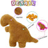 Tyrannosaurus Rex Dino Nugget Pillow, 14 inch Soft Dinosaur Pillow for Birthday Gifts and Party Decorations