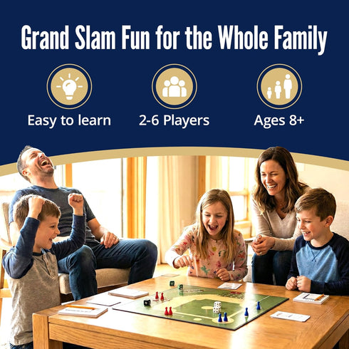 8-12, Baseball Gifts for Boys Baseball Board Games for Kids and Adults with Dice, Tokens, & Score Pad, Fun Indoor Game
