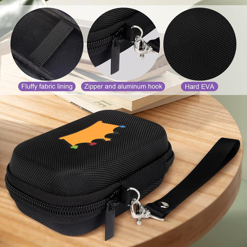 Travel Card Games Case for Enterprises Five Crowns Set, Hard Carrying Case for UNO and Phase 10 (Not Including Cards)