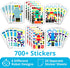 700+ 3+ 24 6 Make Your Own Robot Stickers for Kids - Sticker Sheets | Birthday Party Favors & Craft Activity