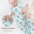 Cute Castle 0-6 100% 2-Way 0.5 (3 Pack Baby Sleep Sack Months - Lightweight Cotton Zipper TOG Infant Wearable Blanket