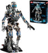 BRICK HAMBURG 692PCS Mechanical Skeleton Robot Building Block Set3D Poseable Model with LED Light,