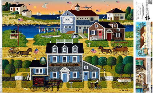 Buffalo Games - Charles Wysocki - Witch's Bay - 300 Piece Jigsaw Puzzle for Adults 14 and up, Perfect for Game Nights