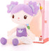 Gloveleya 14" Plush Candy Princess Doll, Purple Baby Doll Girls Gifts with Gift Bag