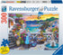 Ravensburger Santorini Sunset Puzzle - 300 Piece Large Format | Unique Softclick Technology | Vibrant, Glare-free Imagery | Durable & Eco-Friendly | Ideal for All Ages