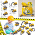 244 Set 24 Capoda Pcs Construction Birthday Party Favors for Guests Include Mini Truck Toys Goodie Bags & Construction
