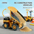 BRRRRT 1/64 Toy,8-Channel 3+ RC Dump Truck,Full Proportion Mini Dump Truck Remote Control Toy with Metal Bed & Light