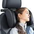 QRabbit Adjustable Car Headrest Pillow, U-Shaped Head Support Neck Pillows, Car Travel