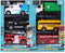 Toy Cars for Toddlers | 6 Pcs Pull Back Cars with Light and Sounds | City and Emergency Vehicles Set