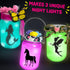 Craftelle 8 9 10 11 12 8-10 Light-up Unicorn Fairy & Mermaid Lanterns Craft Kit Valentines Day Craft Kits for Year Old