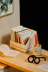 CUTEROOM DIY Doll Room Miniature Furniture Wooden House Kit with Dust Cover & LED Light