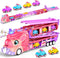 Hot Bee Girls Toy Car Set with Unicorn Toys Truck - 6