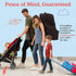 Backpack J.L. Childress Padded Car Seat Bag - Car Seat Travel Bag for Airplane, Cover Fits Most Baby & Infant Carriers
