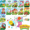 Fulmoon 144 Pcs Spring Mini Coloring Books with Crayons Set Spring Small