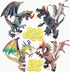 Ancient Dragon Knight 4pcs Action Figure with 20PCS Gold Coin