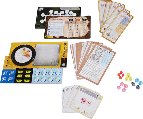 Greater Than Games Compounded: The Geiger Expansion - Strategy Board Game for 2 to 5 Players, 30 to 90 Minutes