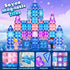 102pcs 2 2 4-5 6-8 3 4 5 6 7 8+ Magnetic Tiles with Stairs Dolls Princess Castle Building Girls Toys Age Magnetic