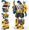 MIEBELY Toddler Robot Construction Vehicles Set 5Pcs Transforming Robots for Kids -