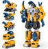 MIEBELY Toddler Robot Construction Vehicles Set 5Pcs Transforming Robots for Kids -