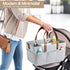 Nursery Storage Basket - Baby Diaper Caddy Organizer for Diaper Station, Newborn Essentials, Baby Shower Gifts