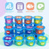 26 245 Joyreal Alphabet Learning Toys for Toddlers - Alphabet Soup Sorters with Flash Cards for Early Letter Awareness