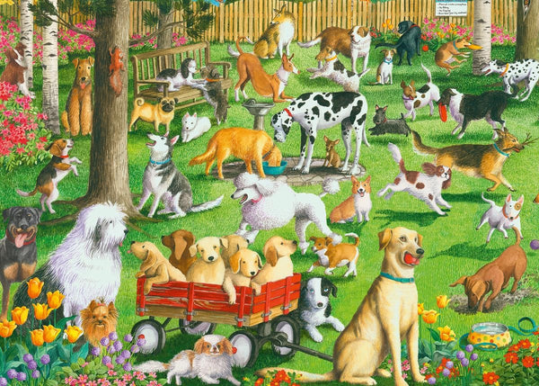 Ravensburger at The Dog Park Large Format Jigsaw Puzzle - 500 Unique Pieces for Kids and Adults