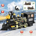 Set Sets 3 4 5 6 7 8 Train for Kids, Train Toy w/Steam, Light & Sounds, Christmas Train for Under The Tree, for Year