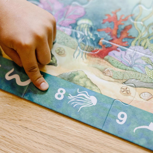 Melissa & Doug Search and Find Beneath the Waves Floor Puzzle, 48 pcs, over 4 feet long