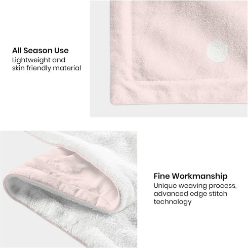 Novusopt Baby Blanket Custom Penguin Blanket for Kids Personalized Baby Blanket Pink Throw Blanket Floral Throw Blanket