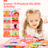 3+ 3 4 5 hahaland Busy Board for Toddlers Boys Girls Montessori Toys for Year Old Preschool Educational Learning