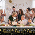 Tatuo 3 Pieces Gold We Will Miss You Tablecloth Going Away Party Decorations, Disposable Plastic Table Cover for