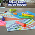 2 Set 4 Ready Learn Triangle Grip Stampers - Patterns - of - Playdough Accessories - Easy-Grip Art Supplies - Paint
